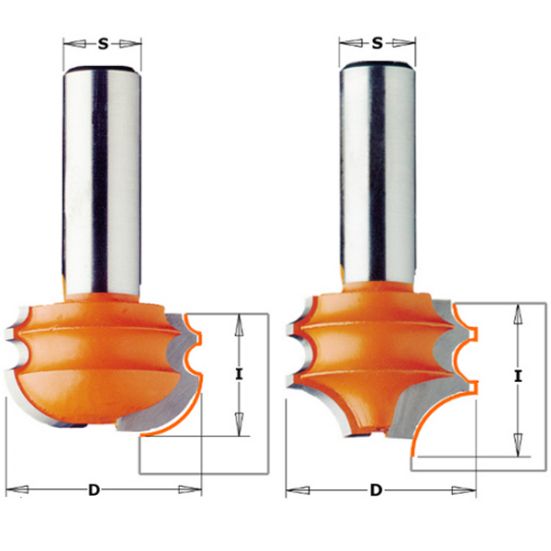 СМТ Фреза мультипрофильная (B) (Карниз) S=12,7 D=31x19 856.851.11 (L1- мм, L2-19 мм, D1-8.73 мм, D2-12.7 мм)