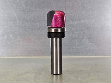 Фреза для желобов и чаш ( с верхним подшипником) Z=2 R=10 D=28.6x15.9x63 S=12 PROCUT 214289BP