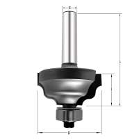 Фреза профильная &quot;Двойное внешнее скругление&quot; D=31.8x15.9x57.8 S=8 PROCUT 602.283115