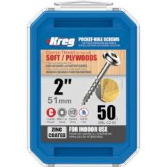 Шурупы с крупным шагом 2" - 50 шт Kreg SML-C2-50-INT