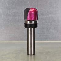 Фреза для желобов и чаш ( с верхним подшипником) Z=2 R=6.4 D=19x16x48 S=12 PROCUT 215241BP