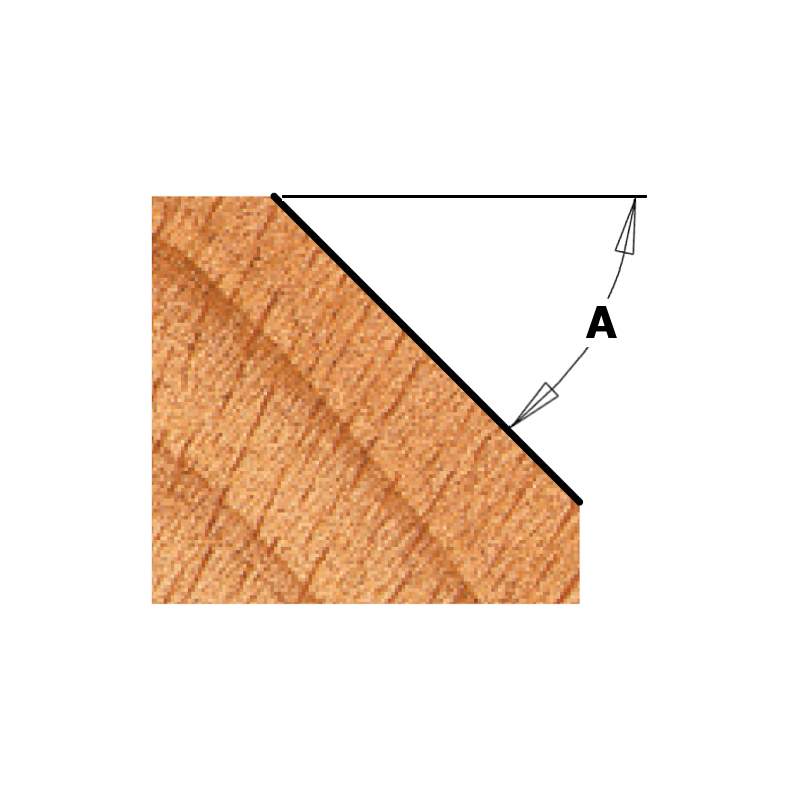 Фреза концевая CMT-contractor фасочная 45гр. (нижн. подш.) S=8 D=35x15x56 K936-350