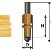 Фреза комб универсальная ф22,2х38мм хв 12мм Энкор 10618