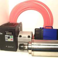 Набор &quot;Шпиндель 2.2 кВт вод. охл. + инвертор 2.2 кВт +помпа 5000l/h+аксессуары&quot;