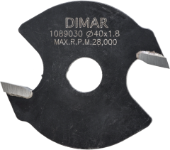 Фреза Dimar 1089030 дисковая коническая торцевой паз 1,85 мм D39,5 посадка для оправки