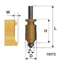 Фреза кромочная фигурная ф22,2х41мм хв 12мм Энкор 10572