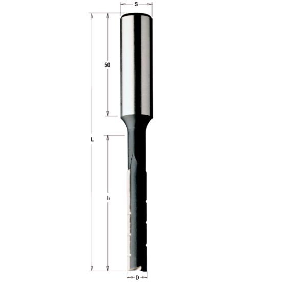 СМТ Фреза HL для долбежного станка 12x80x135 Z=2 S=16 LH 102.120.32 (L1-135 мм, L2-80 мм, D1-12 мм, D2-16 мм)