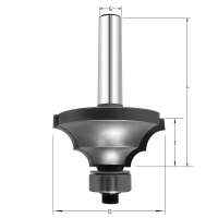 Фреза профильная &quot;Двойное скругление 2&quot; D=35x16x54 S=8 PROCUT 603.213516