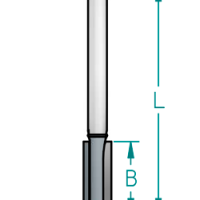 Фреза WPW P21048i пазовая монолитный резец D4,8 B12 хвостовик 3,2