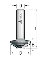 Фреза WPW RR32002 псевдофиленка Z2+1 римская R5,5 D31,8 B хвостовик 12