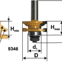 Фреза комб рамочная ф41,3х26мм хв 12мм Энкор 9346