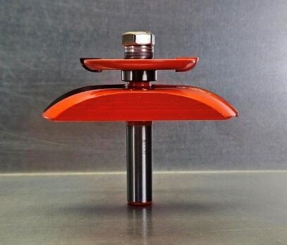 Фреза для филёнки двустронней 89x26,8x76,7 12 РЕЗЕЦ 7030001 (L1-76.7 мм, L2-26.8 мм, D1-89 мм, D2-12 мм)