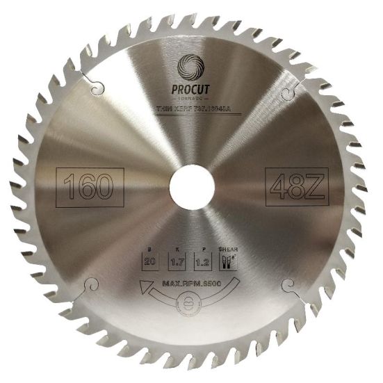 Пила ультратонкая для продольного и поперечного реза 190x30x1.7/1.2 Z=64 PROCUT 797.1903064A