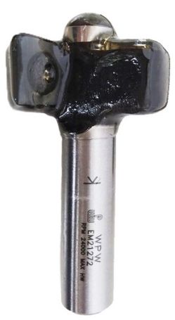 Фреза WPW EM21272 четверть 12,7 мм сменные ножи D35 B12 Z2 хвостовик 12 (L1-59 мм, L2-12 мм, D1-35 мм, D2-12 мм)