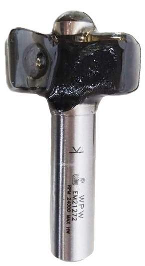 Фреза WPW EM21272 четверть 12,7 мм сменные ножи D35 B12 Z2 хвостовик 12