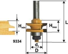 Фреза комб рамочная ф41,3х26 хв 12мм Энкор 9334