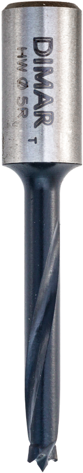 Сверло Dimar 2064187 глухое левое ДВОЙНОЙ РЕСУРС D8x35 L57,5 хвостовик 10x20 присадка