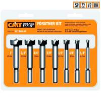 Комплект свёрл Форстнера SP 7 шт. D=6,35-9,52-12,7-15,87-19,05-22,22-25,4 RH CMT 537.000.07
