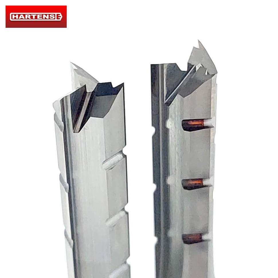 1338 HARTENSE Цилиндрическая трехзаходная фреза без удаления стружки со стружколомом HT55OP3WOF-8.0-8.0-31b-80