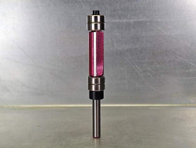 Фреза обгонная кромочная (2 нижних + 2 верхних подшип.) Z=2 D=12.7x30x90 S=6 PROCUT 151677BP