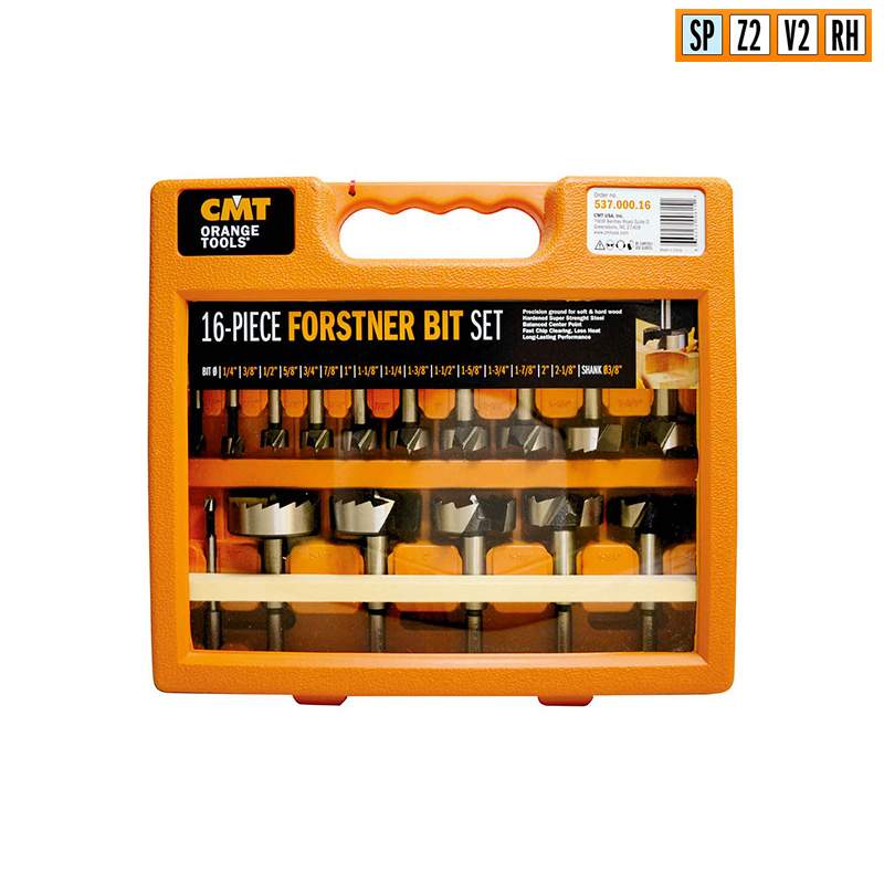 Комплект свёрл Форстнера SP 16 шт. D=6,35-54 RH CMT 537.000.16