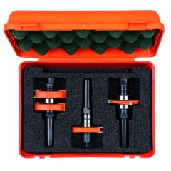 СМТ Комплект 3 фрез шип-паз регулируемый (фасад mission &amp; shaker) (кейс мал.) S=12 D=41,2x84,9 900.625.11