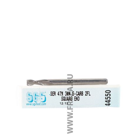 Фреза SGS 44550 (L1-38 мм, L2-8 мм, D1-3 мм, D2-3 мм)