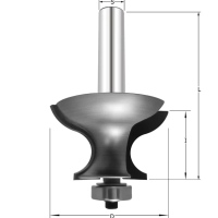 Фреза профильная для столешниц D=50.8x29.3x84.5 S=12 PROCUT 742.315029