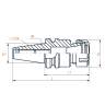 Патрон цанговый BT40-ER25-150 MAS403