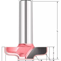Фреза филеночная Z=2 R=3.2 D=35 (d=12.5)x9.5x49 S=12 PROCUT 416251P