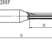 Фреза пазовая монолитная усиленная &quot;Х2&quot; Z=3 D=6x28x78 S=12 PROCUT MBX2006288P