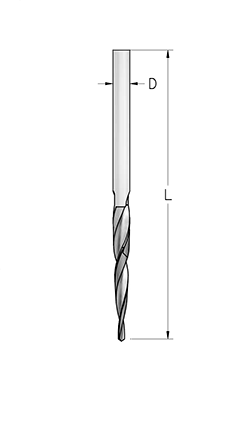 Сверло WPW DRT0320 3,2мм коническое для саморезов  L70 HSS Din 388 шлифованное