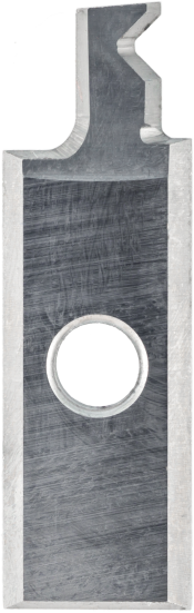 Нож Dimar 3185040 гравировка фаска 45 гр с двух сторон для заготовки толщиной 0,5мм для фрезы G1853 (L1- мм, L2-0.5 мм, D1- мм, D2- мм)