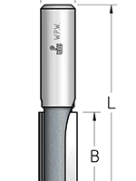 Фреза WPW PT81202 пазовая врезная  D12 B51 Z2+1 усиленный сплав, хвостовик 12