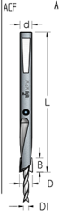 Сверло WPW ACF0950S для KREG D9,5 L101 хвостовик 9