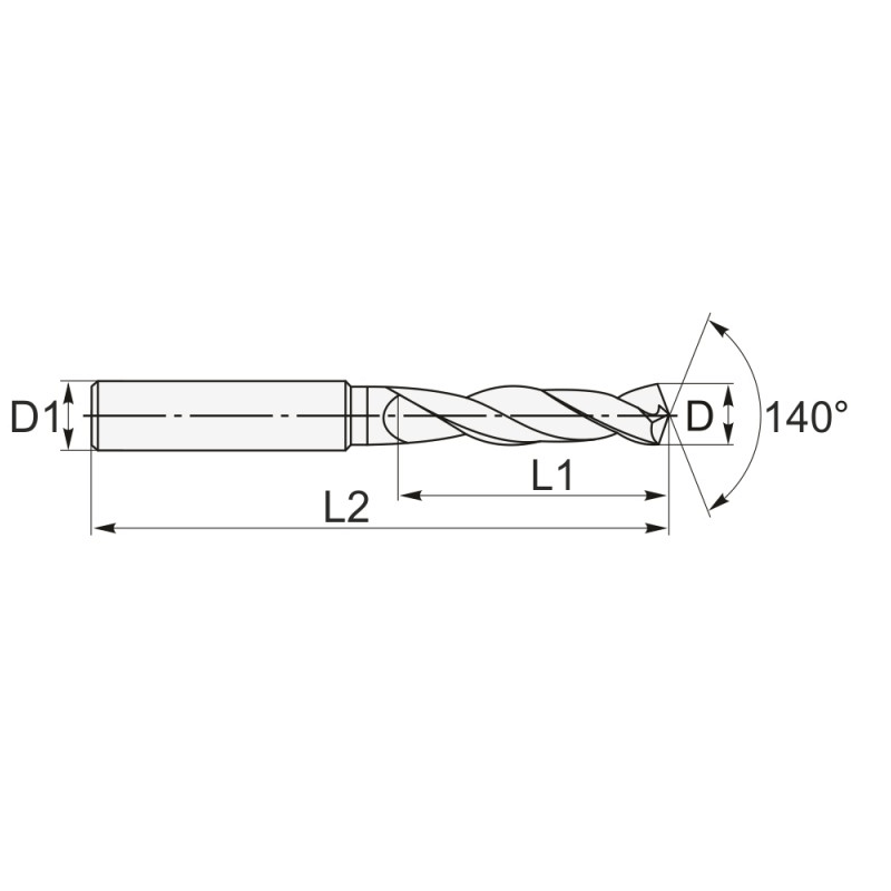 Сверло твердосплавное DJTOL DP3D120