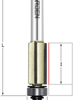 Фреза обгонная. усиленная (нижн. подш.) Z=3  D=12.7x38.1x82 S=8 ARDEN 150851