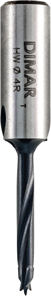 Сверло Dimar 2012817 глухое правое D4x27 L57,5 хвостовик 10x27 присадка