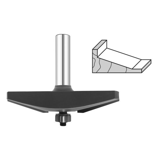 Фреза филёнка прямая D=88.9x16x71 S=12 a=18° PROCUT 742.338816 (L1-71 мм, L2-16 мм, D1-88.9 мм, D2-12 мм)