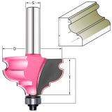 Фреза профильная &quot;Французская классика&quot; (ниж. подш.) Z=2 D=47.5x28.5x80 S=12 PROCUT 352211P