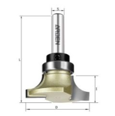 Фреза фигурная молдинговая c верх. подшип. R=9.5 D=38x14.5  S=8 ARDEN 365831A