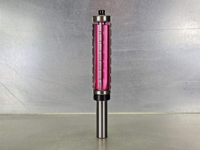 Фреза обгонная"Кукуруза" верхний + нижн. подш. D=19x45x105 S=12 PROCUT TVT-005 (L1-105 мм, L2-45 мм, D1-19 мм, D2-12 мм)