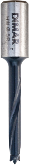 Сверло Dimar 2064107 глухое левое ДВОЙНОЙ РЕСУРС D8x45 L70 хвостовик 10x20 присадка (L1-70 мм, L2- мм, D1-8 мм, D2-10 мм)