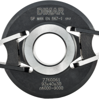 Фреза насадная Dimar 7760061 МУЛЬТИПРОФИЛЬ 40 D93x40x Z2 сменные ножи HSS посадка 30