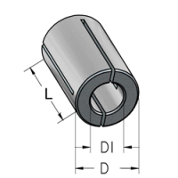 Втулка цанга WPW TL12060 переходная с D12 на d6 L30 тип B