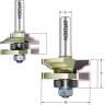 Комплект 2 фрезы (Мебельная обвязка) Z=2  D=41x19-25.4 S=8 ARDEN 409871