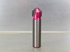 Фреза V-образная пазовая с углом 90º Z=2 D=12.7x12.7x53 S=12 PROCUT 200222P