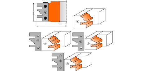 СМТ Фреза мебельная F=30 D=120x40x30 насадная (алюм.) смен.ножи HM (кейс) 694.014.30 (L1- мм, L2-40 мм, D1-120 мм, D2- мм)