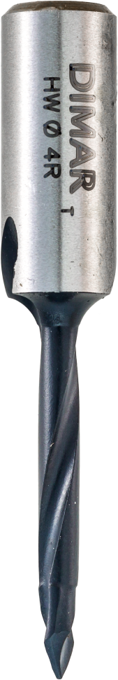 Сверло Dimar 2016007 сквозное правое D4x25 L57,5 хвостовик 10x25 присадка