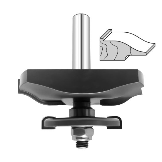 Фреза филёнка двусторонняя D=79.4x30.2x85.7 S=12 PROCUT 743.317930 (L1-85.7 мм, L2-30.2 мм, D1-79.4 мм, D2-12 мм)